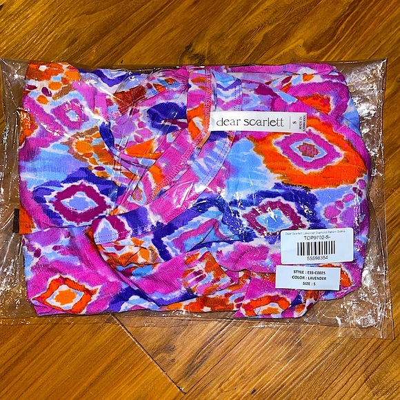 🆕🌿💜DEAR SCARLETT: Diamond Pattern Dolman Sleeve Poncho Top SMALL - Picture 5 of 5